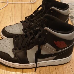 Men's Jordan One Mid Shadow Red